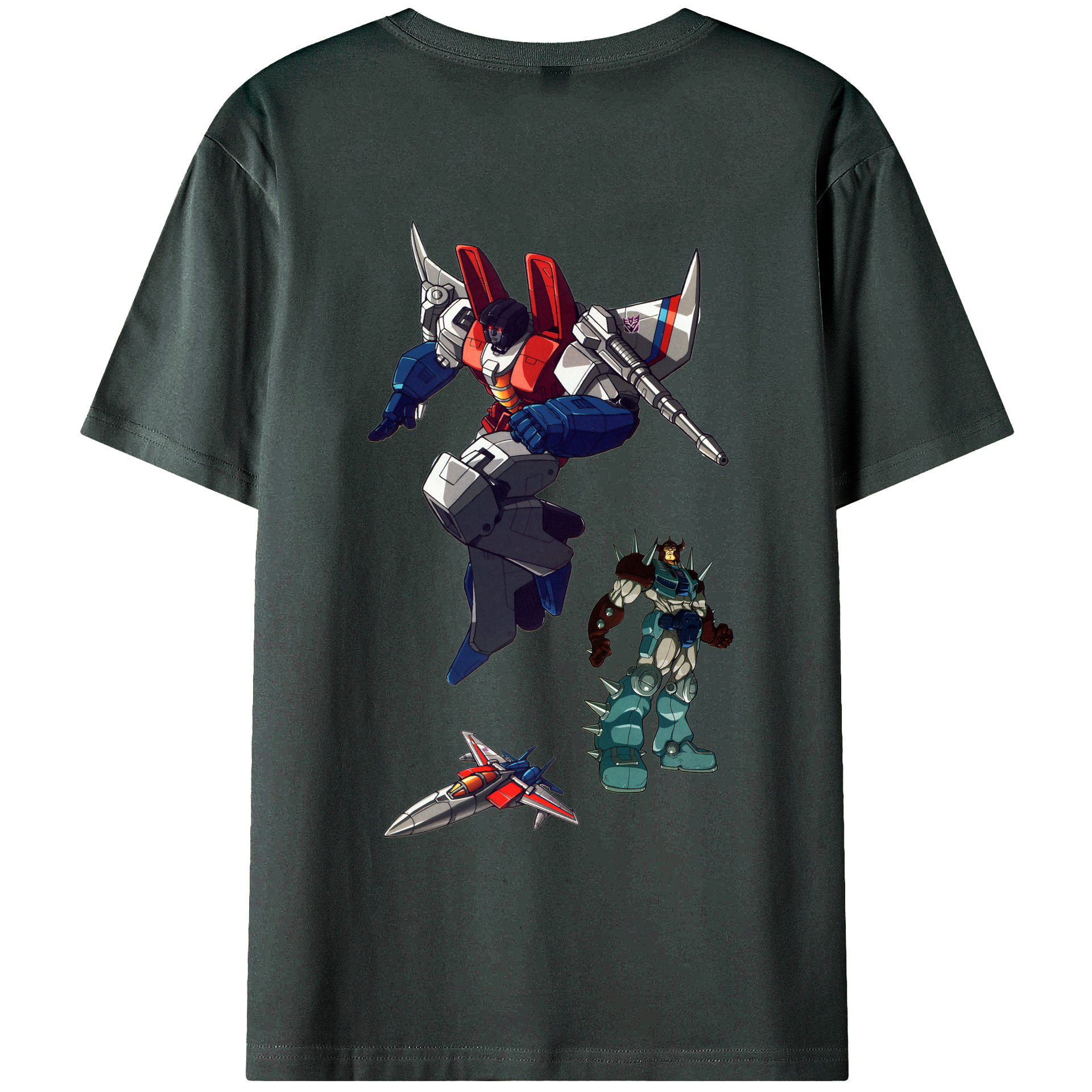 （画像用）  綿100％ メンズ半袖Tシャツ（バックプリント） 通気性